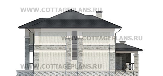 Фасады проект дома 205-23 общ. площадь 309,60 м2