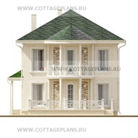 Фасады проект дома 20-90 общ. площадь 229,89 м2