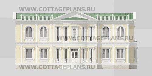 Фасады проект дома 75-84 общ. площадь 399,70 м2