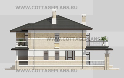 Фасады проект дома 20-13 общ. площадь 206,55 м2