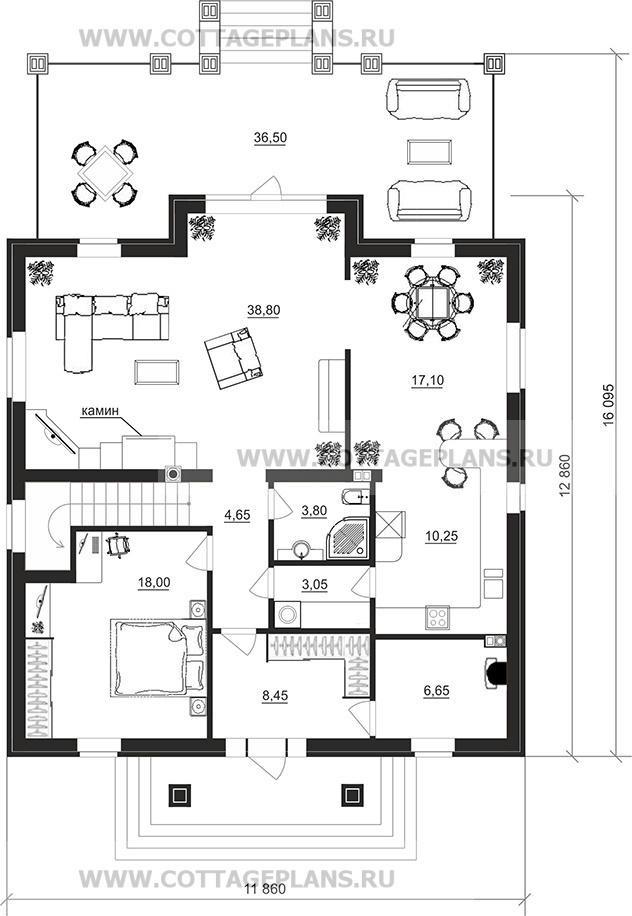 Поэтажные планы проект дома 74-91 общ. площадь 325,15 м2