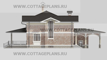 Фасады проект дома 23-68 общ. площадь 334,35 м2