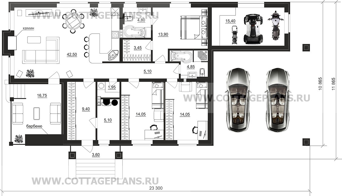 Поэтажные планы проект дома 900-88 общ. площадь 134,95 м2