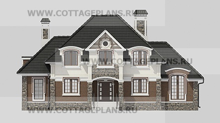 Фасады проект дома 76-83 общ. площадь 380,50 м2