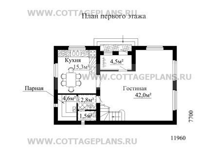 Поэтажные планы проект дома 49-10 общ. площадь 134,4 м2