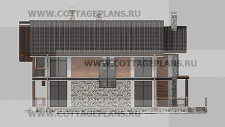 Фасады проект дома 78-33 общ. площадь 510,00 м2