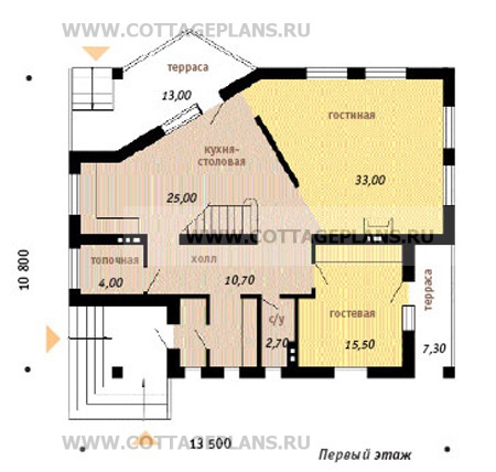 Поэтажные планы проект дома 60-01 общ. площадь 214,5 м2