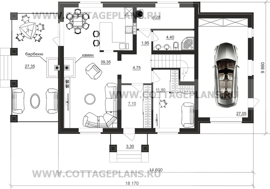 Поэтажные планы проект дома 29-25 общ. площадь 178,45 м2