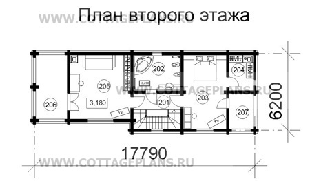 Поэтажные планы проект дома 48-98 общ. площадь 174,7 м2