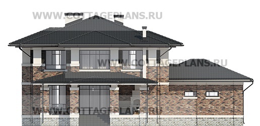 Фасады проект дома 100-93 общ. площадь 221,25 м2