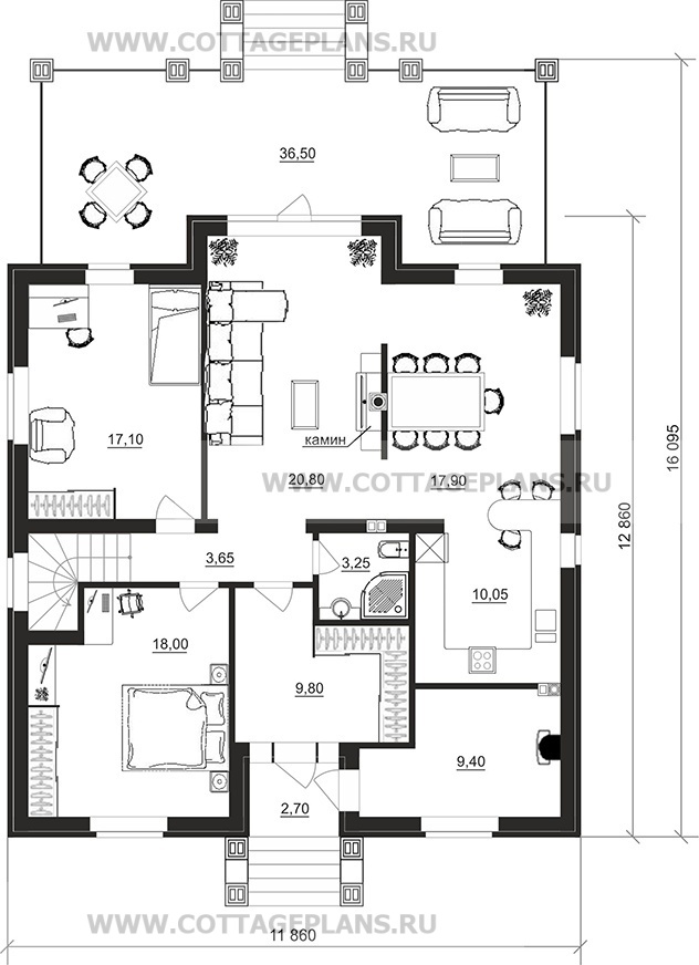 Поэтажные планы проект дома 77-02 общ. площадь 200,70 м2