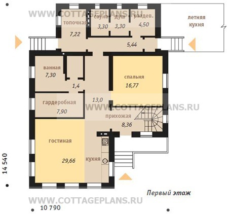 Поэтажные планы проект дома 51-55 общ. площадь 215,8м2