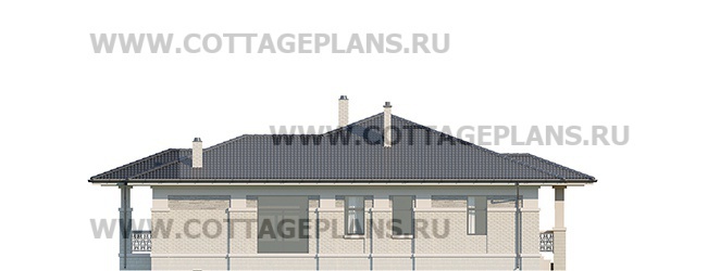 Фасады проект дома 08-75 общ. площадь 293,75 м2