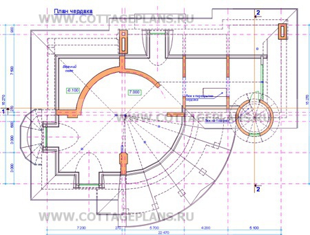 Поэтажные планы проект дома 33-11 общ. площадь 641 м2