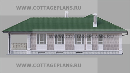 Фасады проект дома 08-07 общ. площадь 299,20 м2
