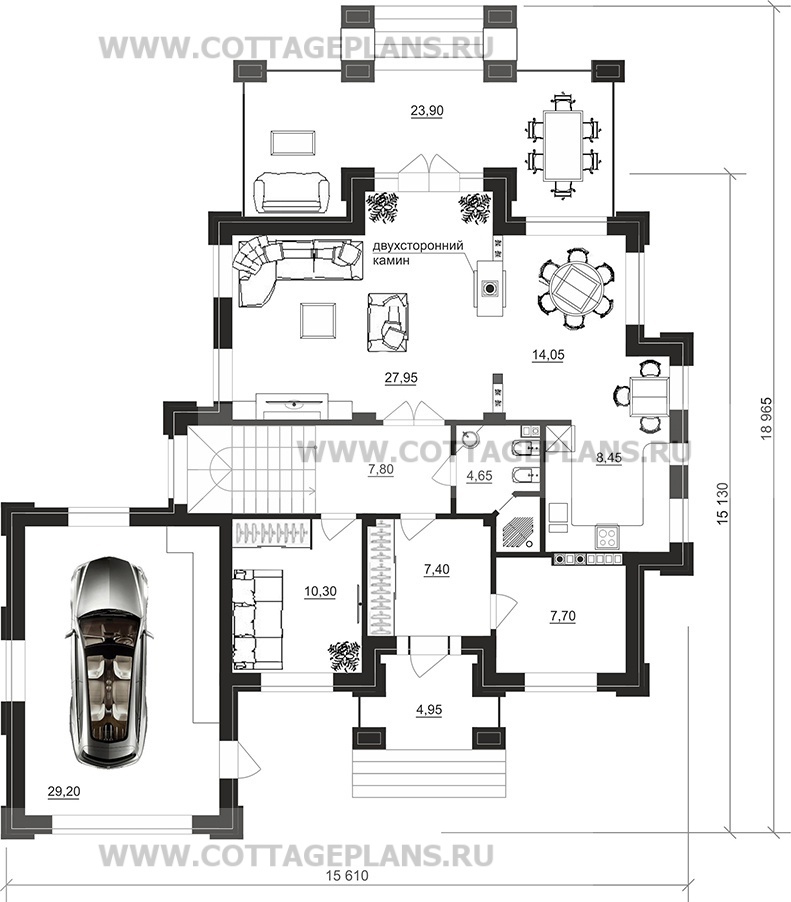 Поэтажные планы проект дома 101-90 общ. площадь 287,10 м2