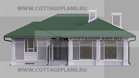 Фасады проект дома 28-07 общ. площадь 299,20 м2