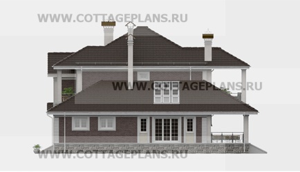 Фасады проект дома 29-38 общ. площадь 287,35 м2