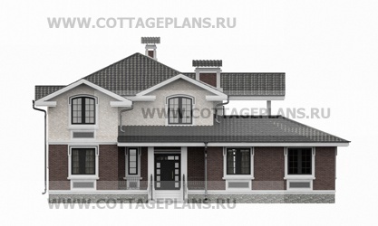 Фасады проект дома 24-54 общ. площадь 392,75 м2