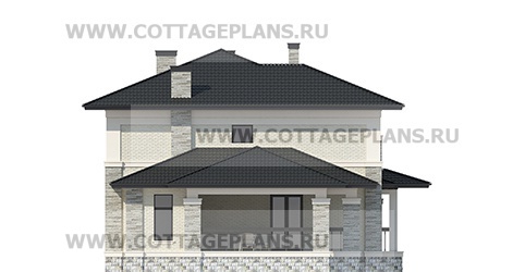 Фасады проект дома 206-06 общ. площадь 243,50 м2