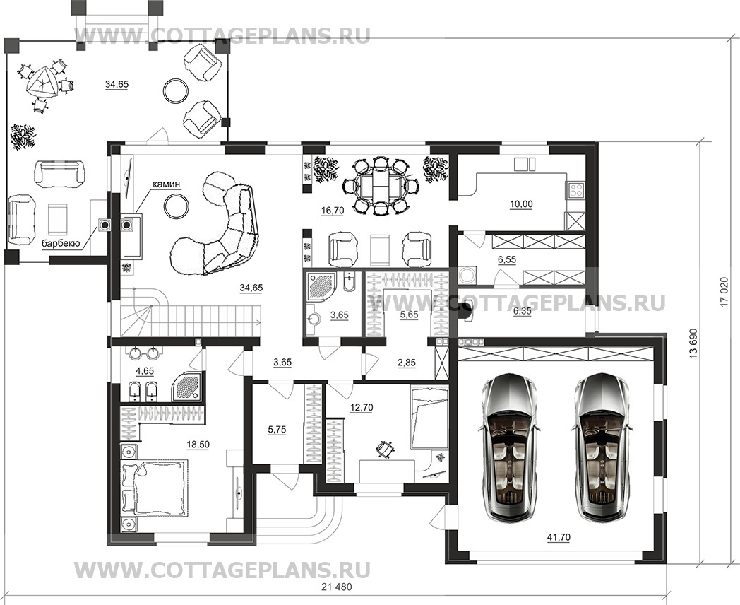 Поэтажные планы проект дома 75-19 общ. площадь 250,25 м2