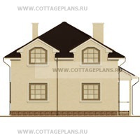 Фасады проект дома 14-01 общ. площадь 140,5 м2