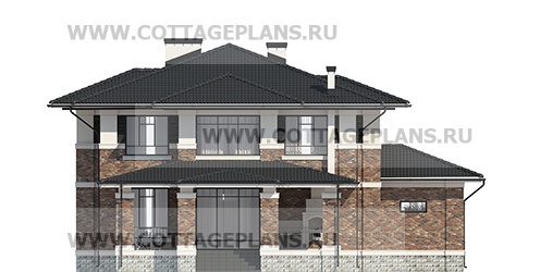 Фасады проект дома 101-92 общ. площадь 409,45 м2