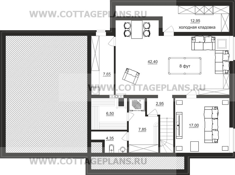 Поэтажные планы проект дома 14-13 общ. площадь 335,25 м2