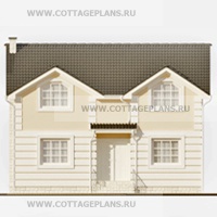 Фасады проект дома 20-18 общ. площадь 155,10 м2