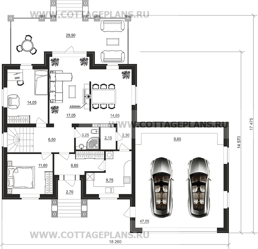 Поэтажные планы проект дома 78-92 общ. площадь 321,20 м2