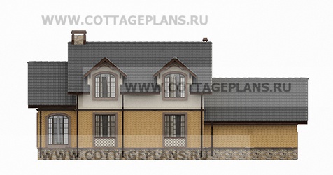 Фасады проект дома 75-30 общ. площадь 178,00 м2