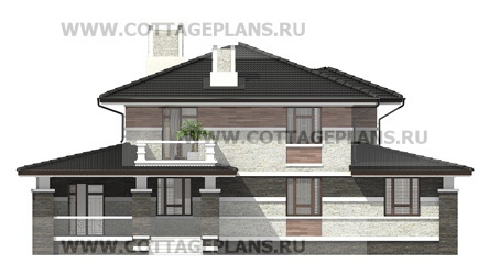 Фасады проект дома 92-31 общ. площадь 287,35 м2