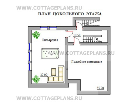 Поэтажные планы проект дома 50-43 общ. площадь 385,4м2