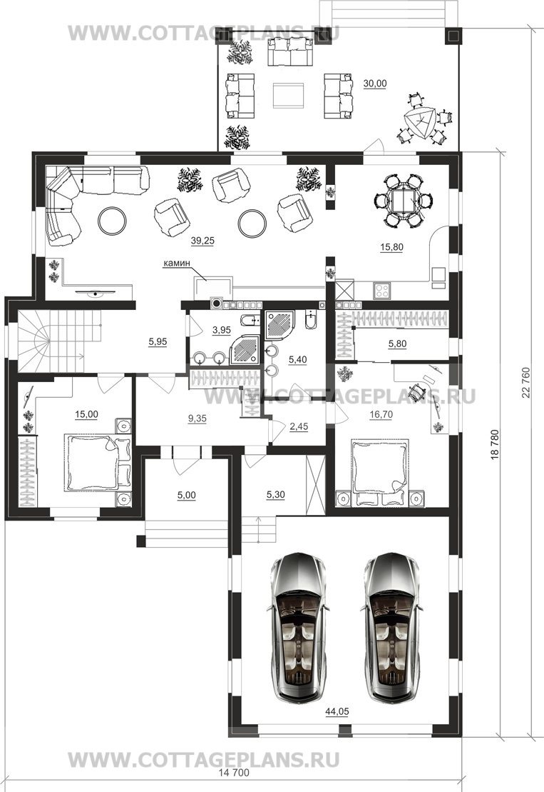 Поэтажные планы проект дома 84-35 общ. площадь 324,10 м2