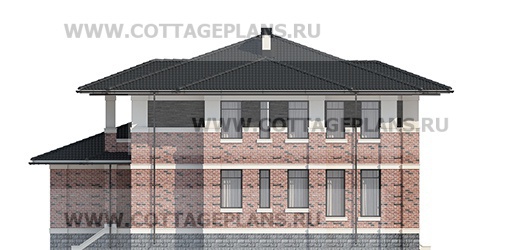 Фасады проект дома 100-96 общ. площадь 208,65 м2