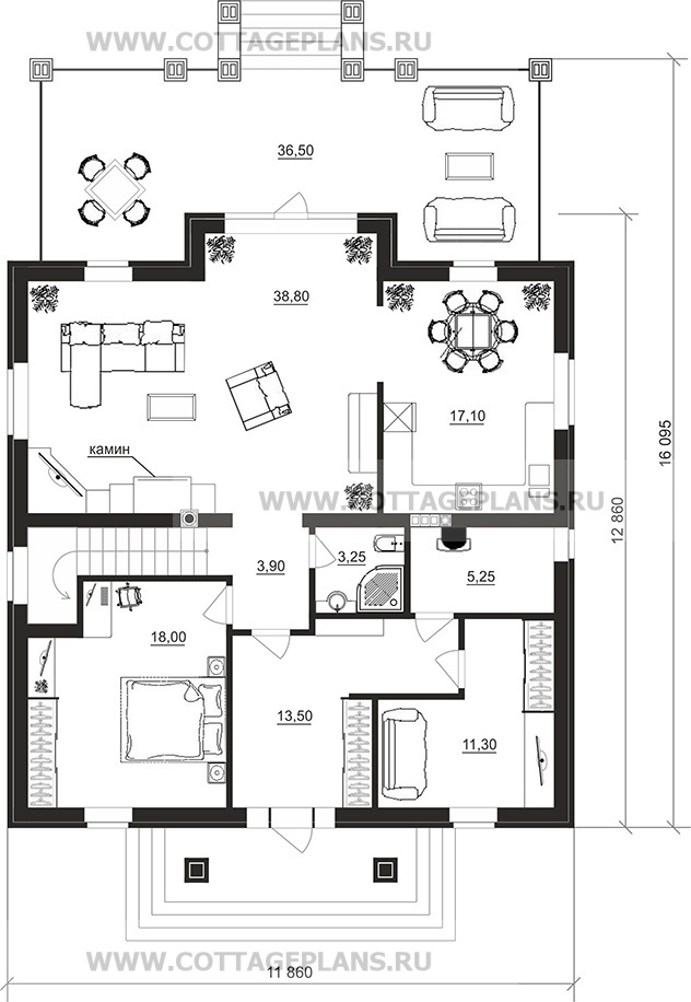 Поэтажные планы проект дома 29-99 общ. площадь 223,45 м2