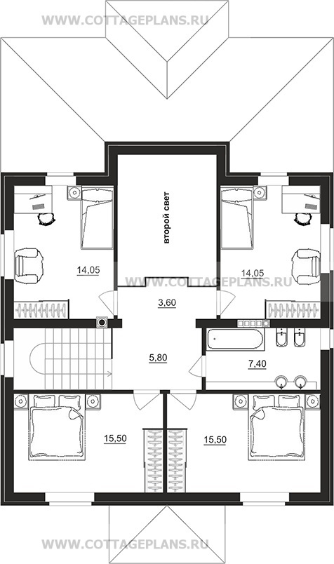 Поэтажные планы проект дома 77-01 общ. площадь 163,75 м2