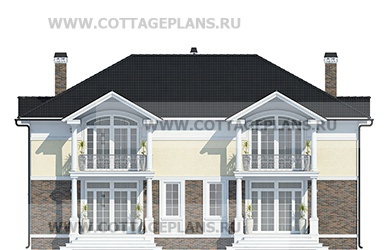 Фасады проект дома 26-68 общ. площадь 358,00 м2