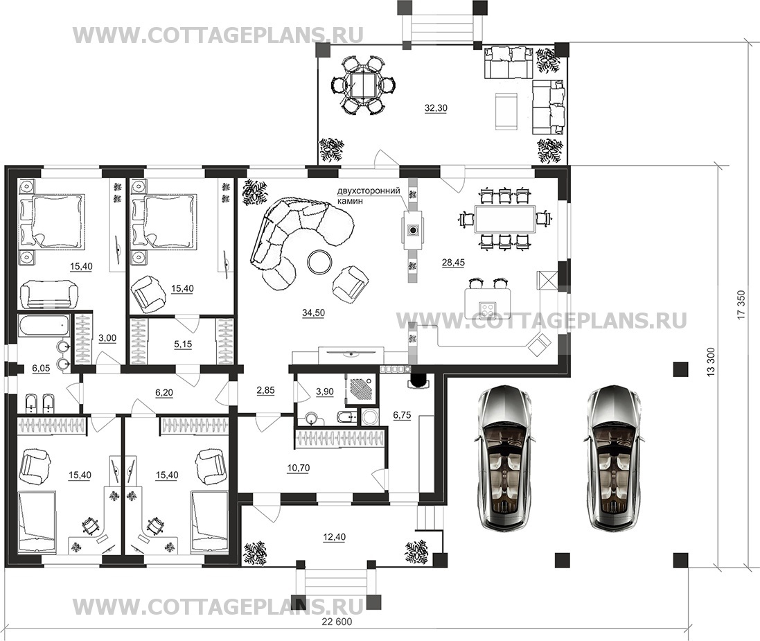 Поэтажные планы проект дома 07-57 общ. площадь 164,50м2