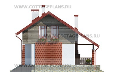 Фасады проект дома 74-10 общ. площадь 72,10 м2