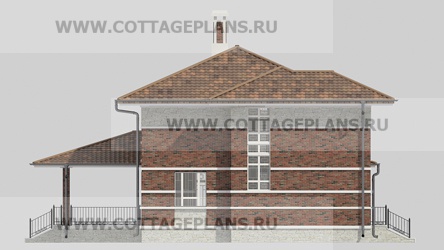 Фасады проект дома 13-08 общ. площадь 236,35 м2