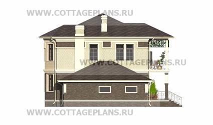 Фасады проект дома 15-72 общ. площадь 208,45 м2