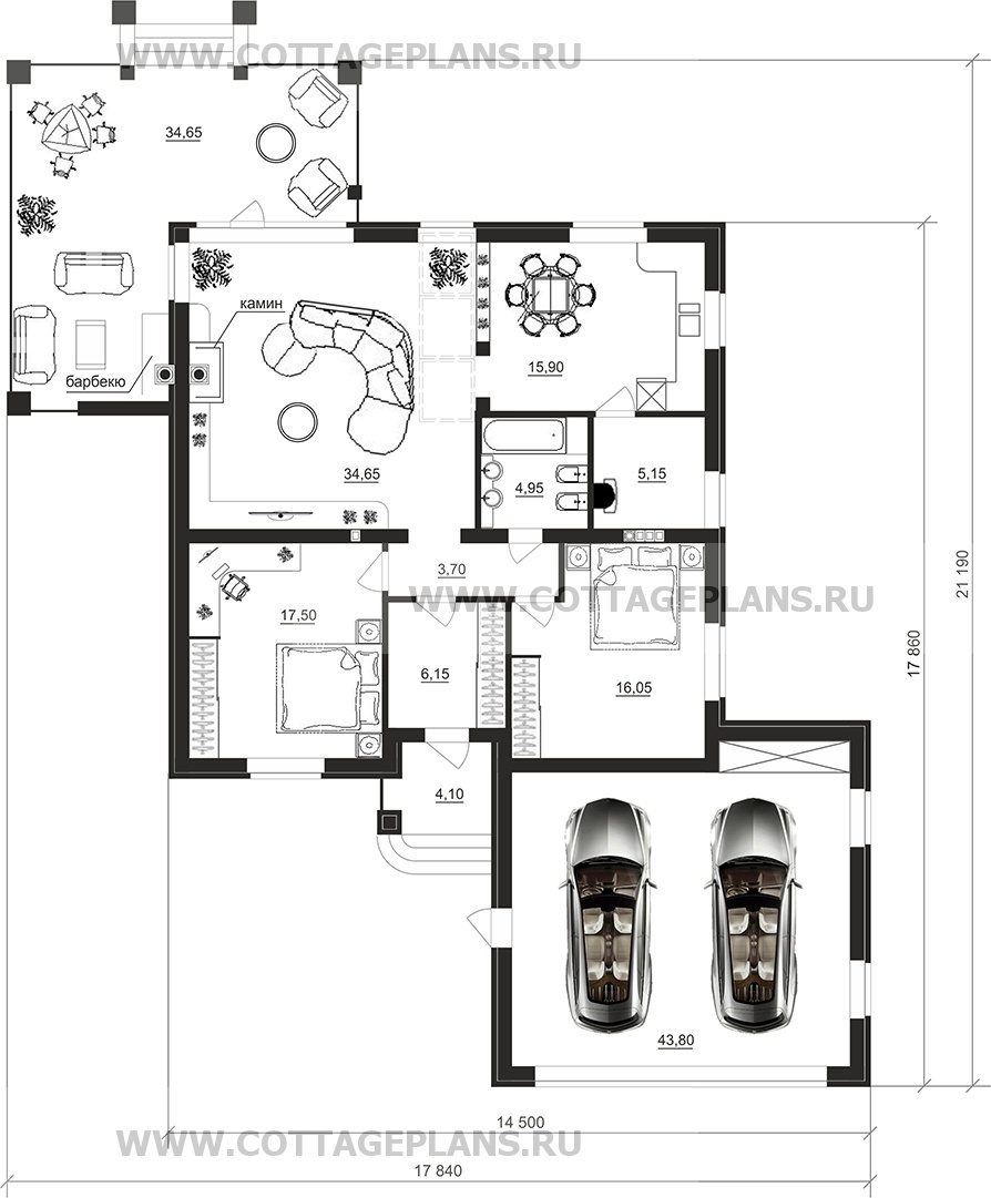 Поэтажные планы проект дома 07-26 общ. площадь 147,30 м2
