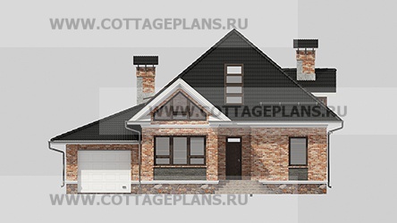 Фасады проект дома 95-76 общ. площадь 213,00 м2