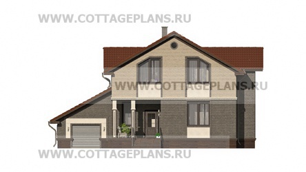 Фасады проект дома 22-71 общ. площадь 283,35 м2