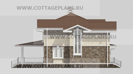 Фасады проект дома 17-78 общ. площадь 349,50 м2