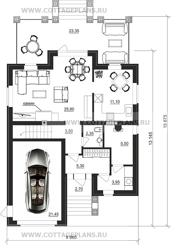 Поэтажные планы проект дома 77-06 общ. площадь 139,85 м2