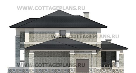 Фасады проект дома 205-34 общ. площадь 449,25 м2