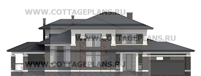 Фасады проект дома 105-45 общ. площадь 504,25 м2