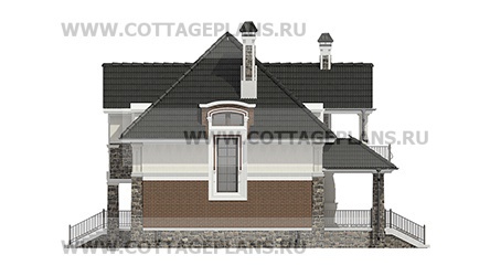 Фасады проект дома 201-60 общ. площадь 341,95 м2